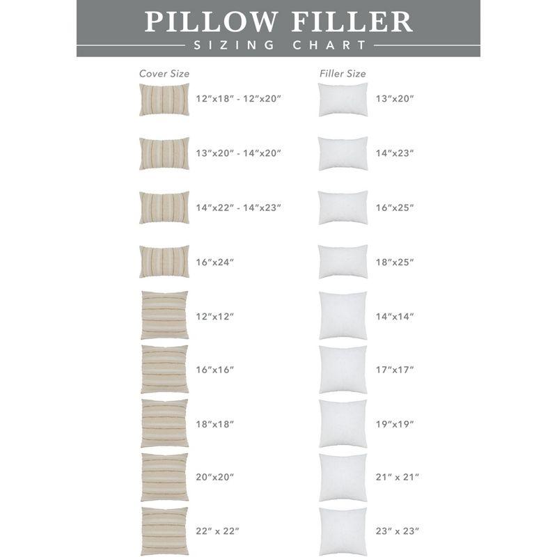 Saro Lifestyle Down Feather Cotton Pillow Insert