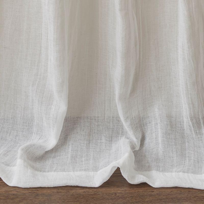 Madison Park Harper Solid Crushed Curtain Panel Pair (Set of 2)