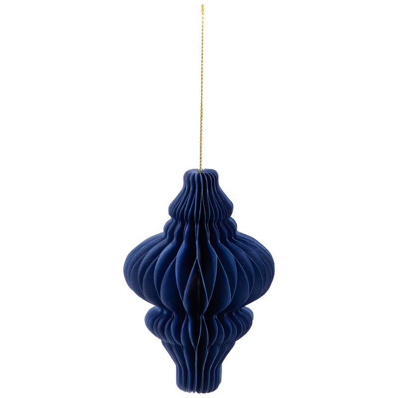 Northlight Seasonal Accordion Honeycomb Foldable Paper Christmas Ornaments - 4" - Set Of 4