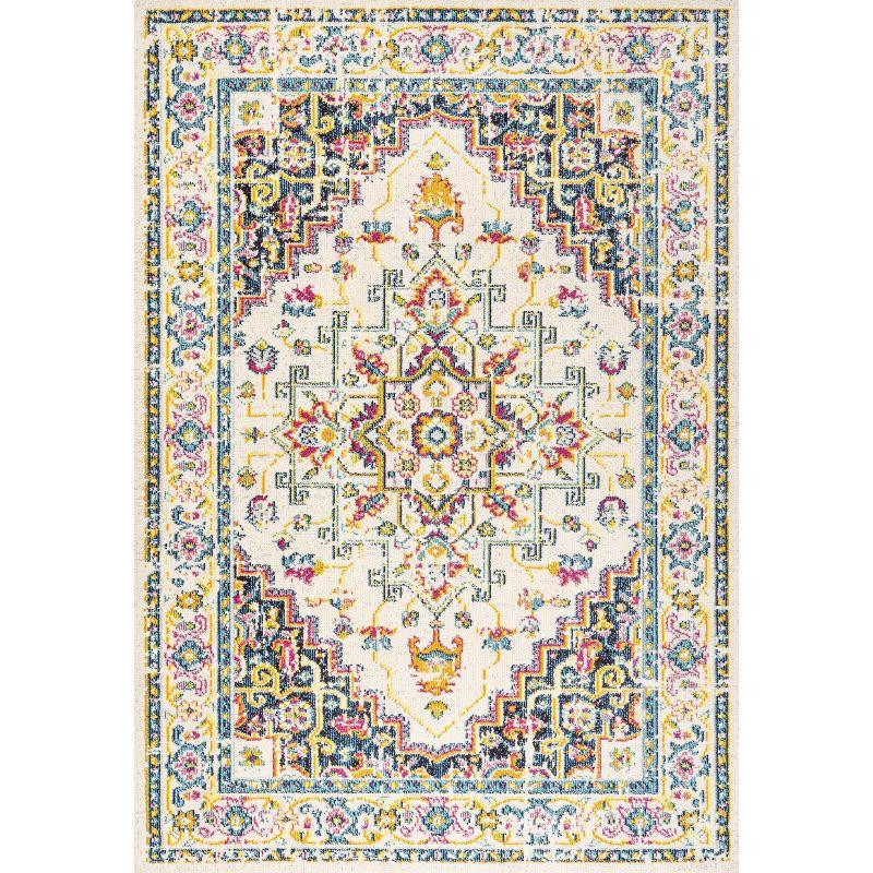 Brooklyn Geometric Medallion Area Rug  - JONATHAN Y