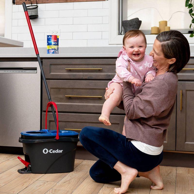 O-Cedar EasyWring RinseClean Spin Mop & Bucket System