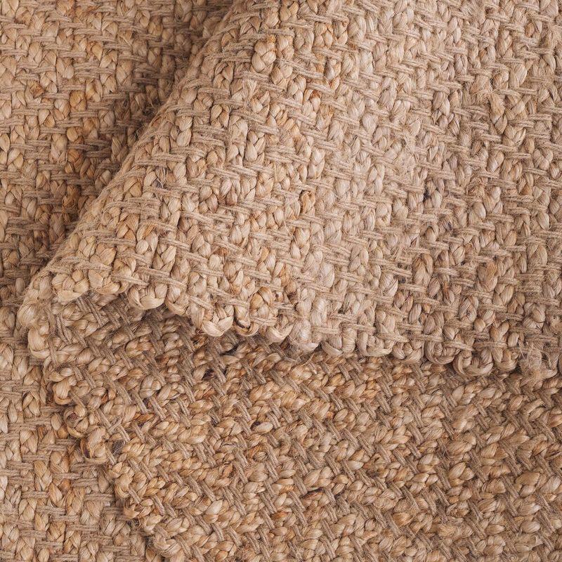 Natural Fiber NF731 Hand Woven Indoor Area Rug - Natural - 5'x5' - Safavieh.