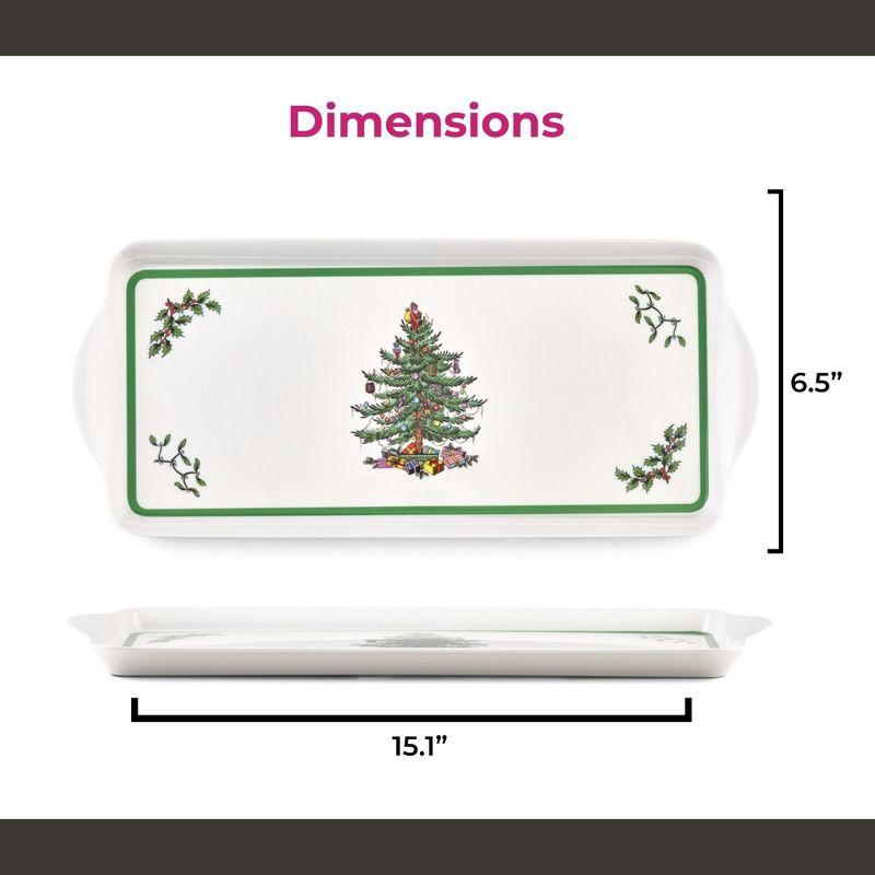 Pimpernel Christmas Tree Melamine Sandwich Tray