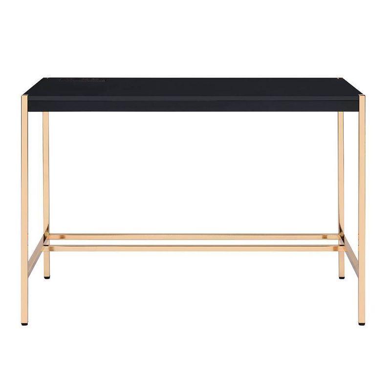 Metal Base Writing Desk