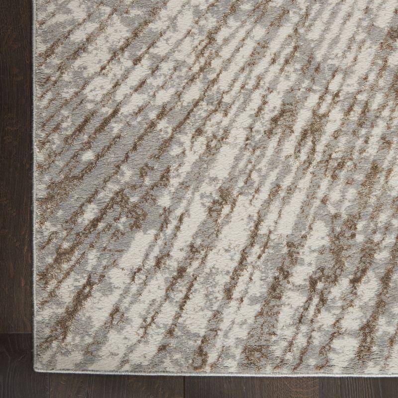 Wrought Studio™ Karlie Abstract Gray Area Rug