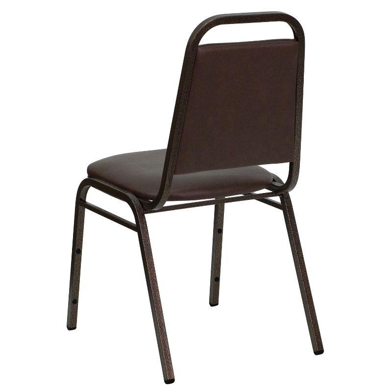 Amaya Trapezoidal Back Stacking Banquet Chair with 1.5" Thick Seat