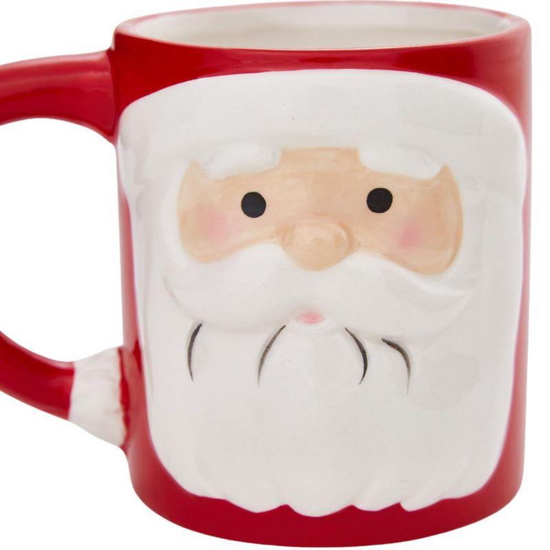 Ralme Santa Claus Mug for Kids or Adults - Large Ceramic Christmas Coffee or Hot Cocoa Mug, 15 oz.