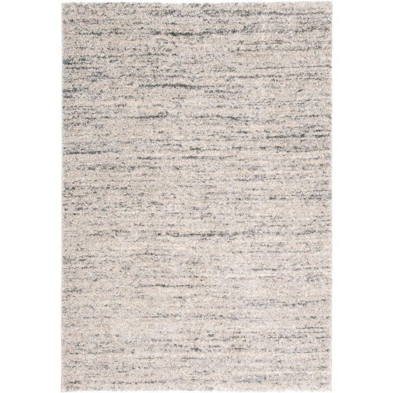 Retro RET2133 Power Loomed Area Rug - Ivory/Dark Grey - 4'x6' - Safavieh.