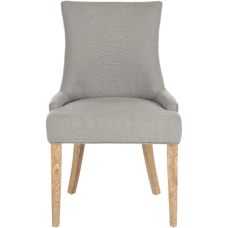 Lester 19" H Dining Chair (Set of 2) - MCR4709 - Granite - Safavieh Couture