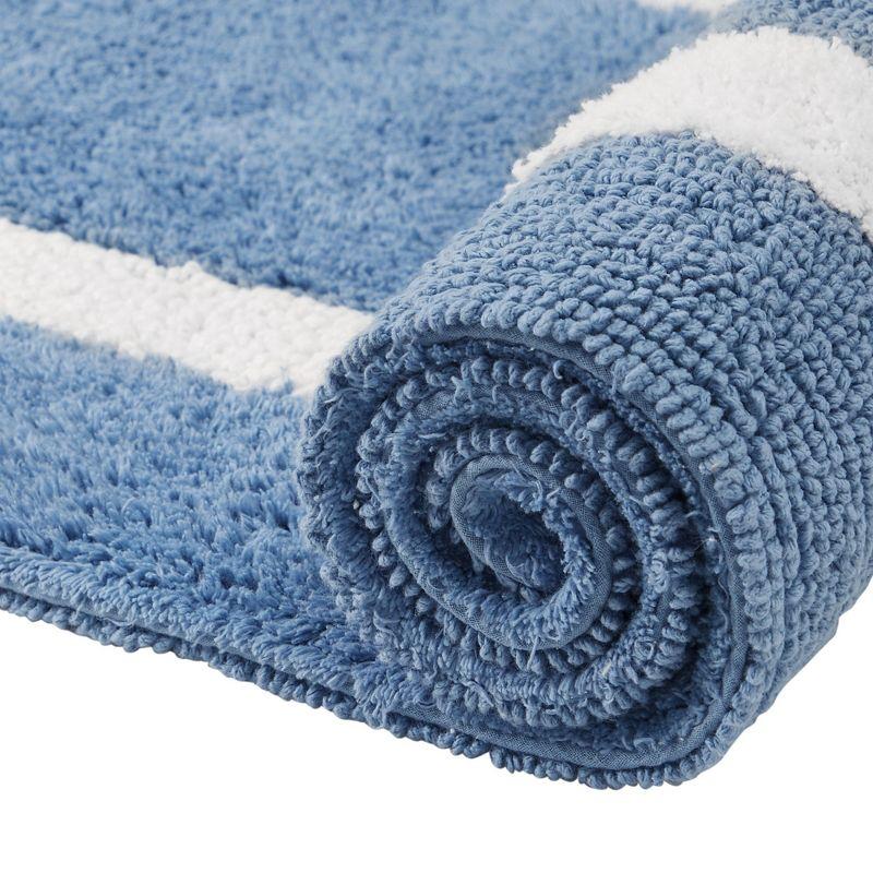 Highland Dunes Widman 100% Cotton Bath Mats Reversible Super Absorbent Soft Bathroom Rug