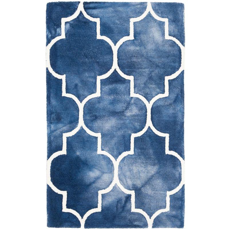 Ivory Elegance 3' x 5' Hand-Tufted Wool Rectangular Rug