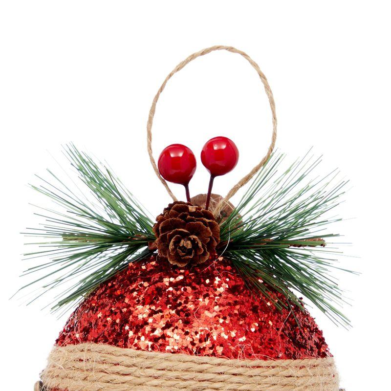 Juvale Rustic Christmas Tree Ornaments, Farmhouse Holiday Decorations, Assorted Designs, 3 x 5.4 In