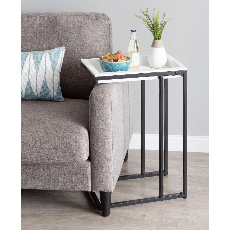 Kate and Laurel Lockridge Wood and Metal C-Table