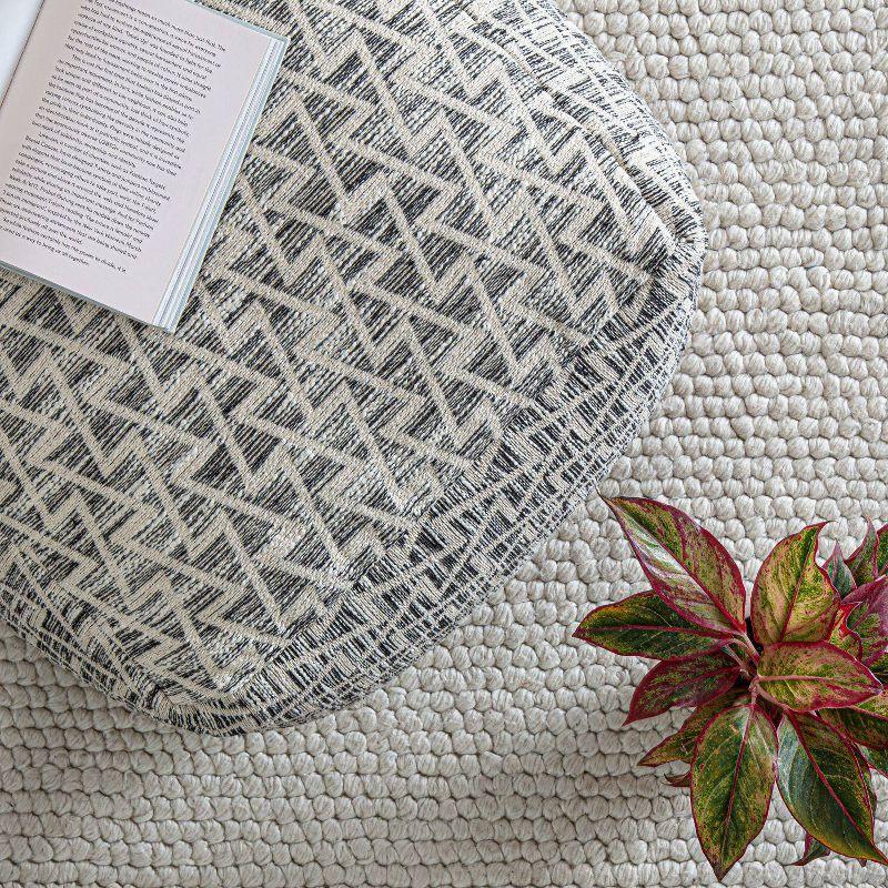 Union Rustic Jibria Upholstered Pouf