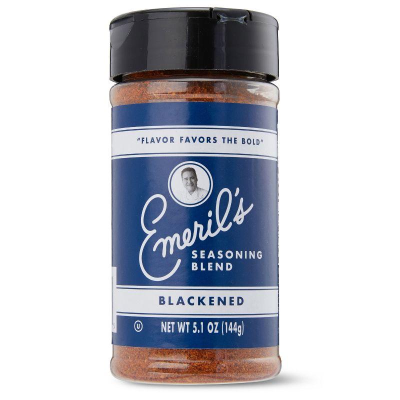 Emeril Lagasse 5 Oz, 3-Pack and 6-Pack Seasoning Blend: Original Essence, Cajun, Blackened, Chicken Rub, Steak Rub and Rib Rub (1-PK Blackened)