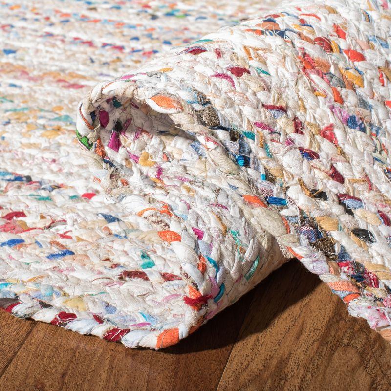 Braided BRD210 Hand Woven Runner Rug - Ivory/Multi - 2'3"x16' - Safavieh.