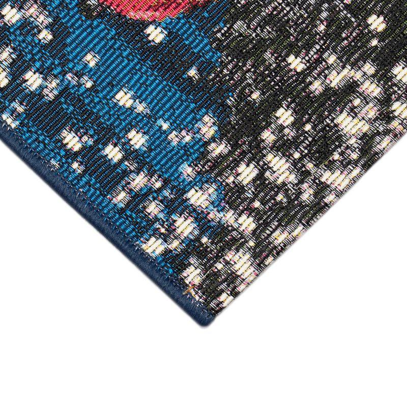 Liora Manne Esencia Truck Load Of Cheer Indoor/Outdoor Mat Midnight 2' x 2'10"
