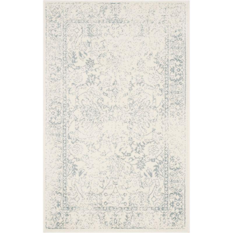 Adirondack ADR109 Non-Shedding Power Loomed Indoor Accent Rug - Ivory/Slate - 3'x5' - Safavieh