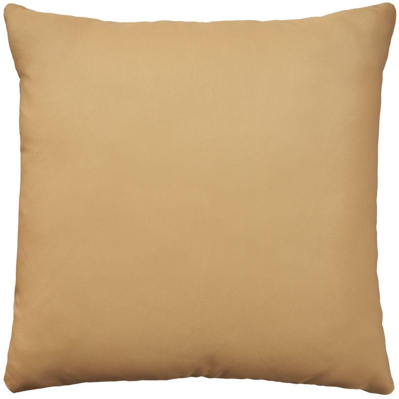 Mina Victory Aloha Solid Reversible 20" x 20" Indoor Outdoor Throw Pillow Yellow