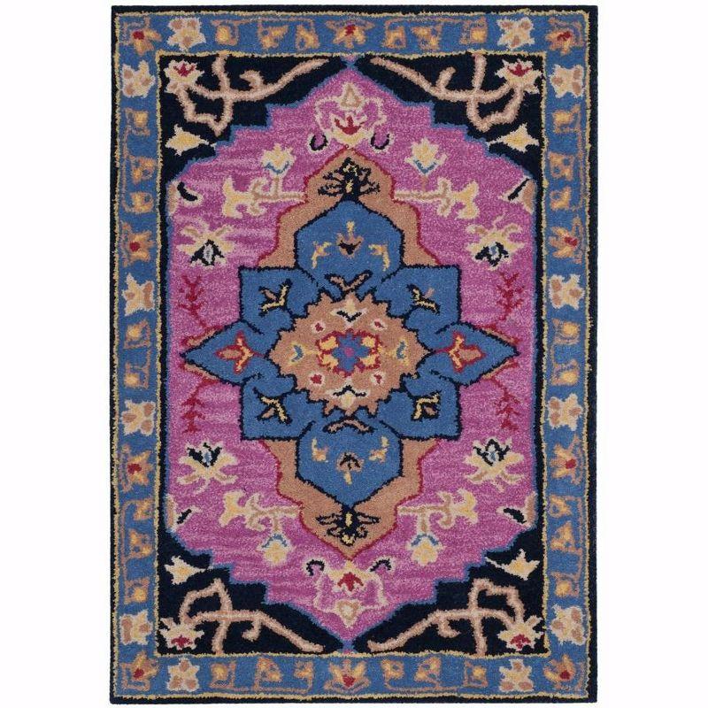 Bellagio BLG506 Hand Tufted Accent Rug - Pink/Multi - 2'x3' - Safavieh.