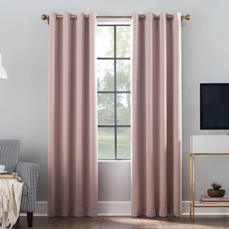 Sun Zero Oslo Theater Grade Extreme 100% Blackout Grommet Curtain Panel