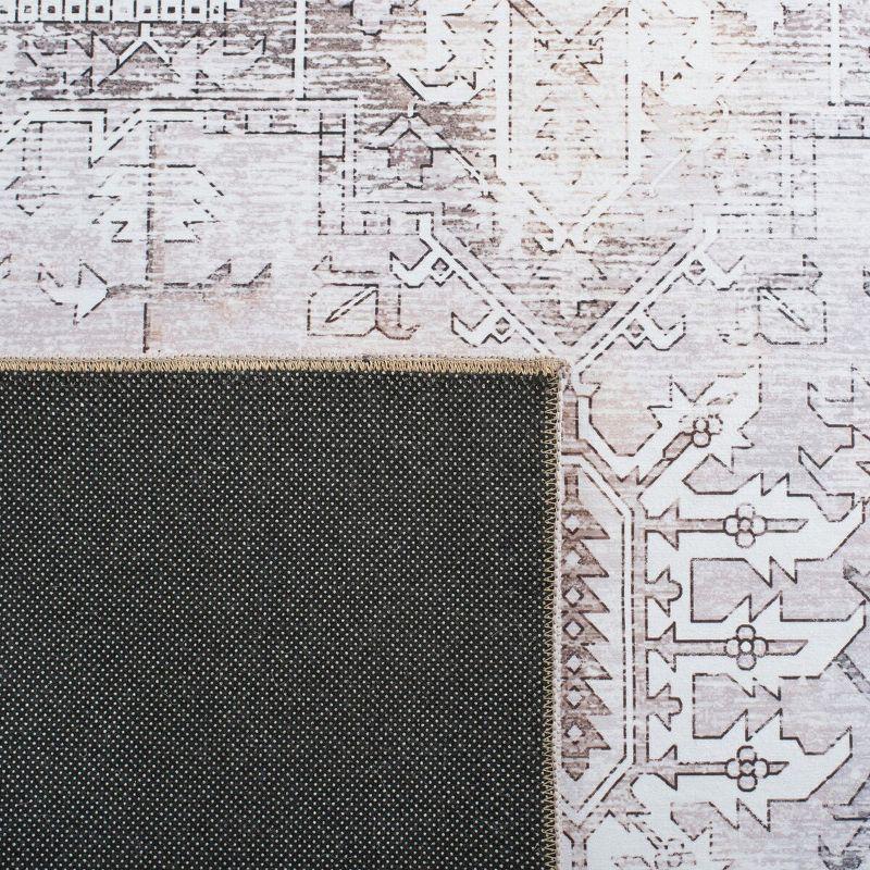 Tucson Vintage Persian TSN102 Power Loomed Machine Washable Skid-Resistant Indoor Area Rug - Beige/Grey - 8'x10' - Safavieh