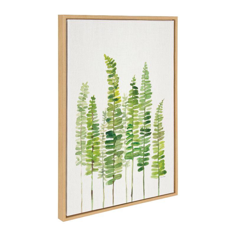 Sword Ferns Framed Canvas Wall Art by Patricia Shaw