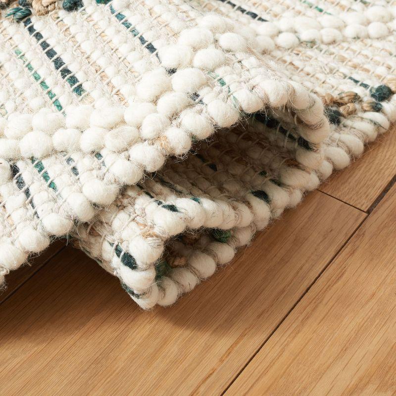 Ivory Coast Hand-Tufted Wool Square Area Rug - 6'