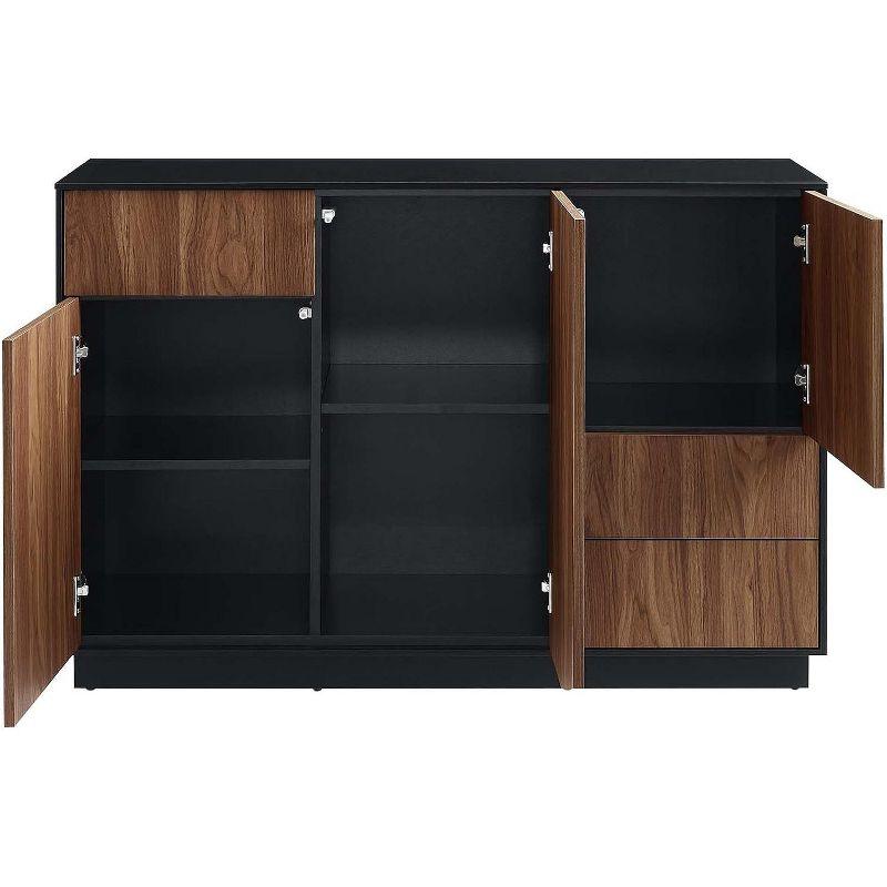 Holden 47" Brown Black Wood Grain Sideboard