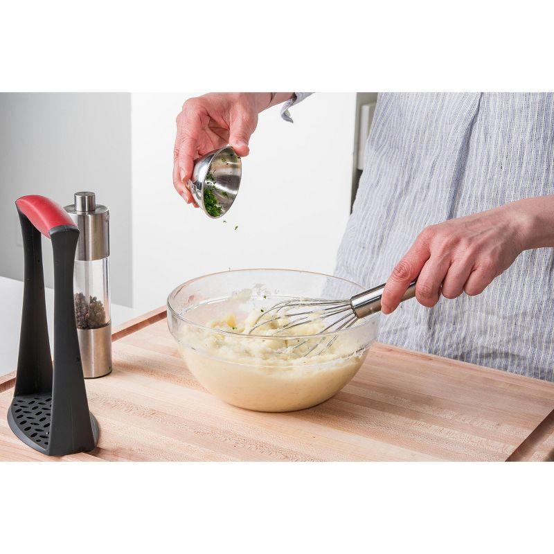 Cuisipro 8 Inch Stainless Steel Balloon Whisk Ball Solid Handle