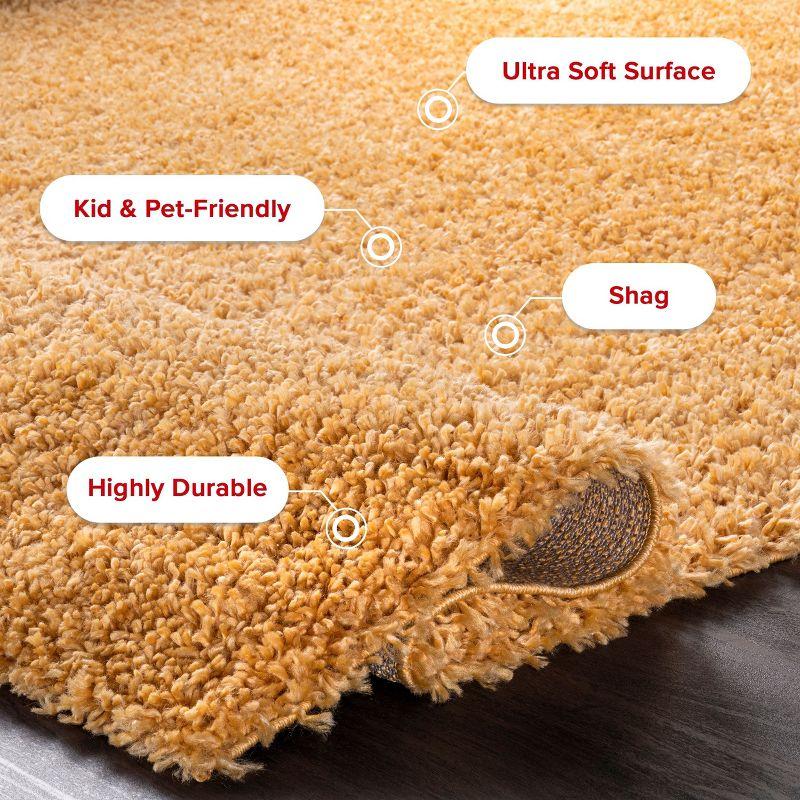 Nuloom Kara Solid Shag Indoor Area Rug