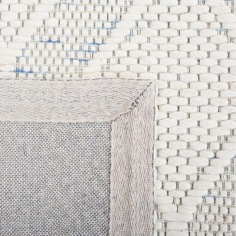 Marbella MRB312 Hand Loomed Indoor Area Rug - Light Blue/Ivory - 5'x8' - Safavieh
