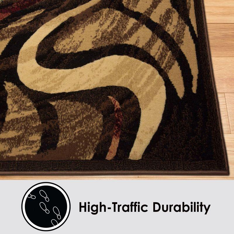 Home Dynamix Catalina Picasso Contemporary Artistic Swirl Area Rug