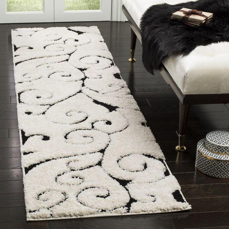 Florida Shag SG455 Power Loomed Area Rug  - Safavieh