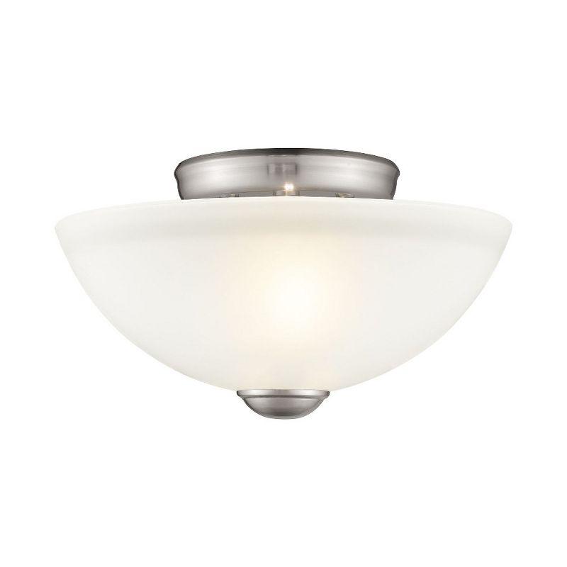 Livex Lighting Somerset 2 - Light Flush Mount in  Brushed Nickel