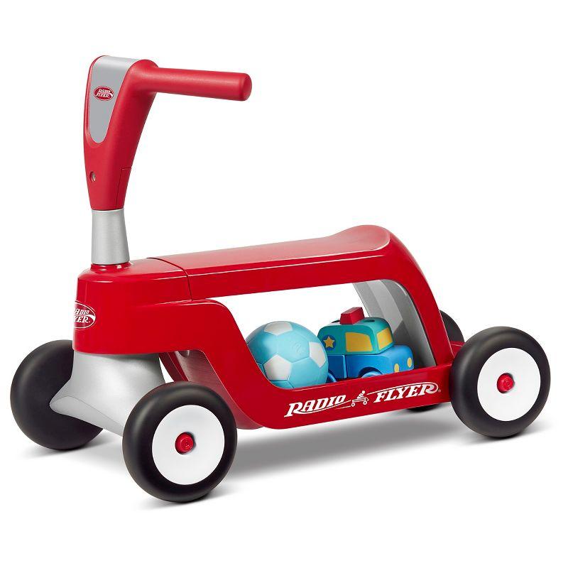 Radio Flyer Scoot 2 Scooter - Red: Steel & Plastic, Ages 1-4, 44.1 lbs Capacity