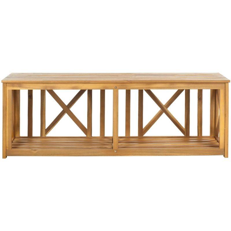 Branco Bench - Outdoor - FOX6706 - Natural - Safavieh