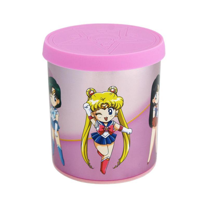 Just Funky Sailor Moon Sailor Scouts 16 Ounce Ceramic Mug with Lid