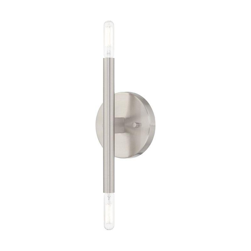 Livex Lighting Copenhagen 2 - Light Wall Light in  Brushed Nickel