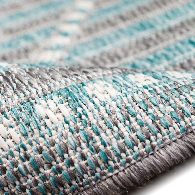 Liora Manne Malibu  Indoor/Outdoor Rug  Aqua..