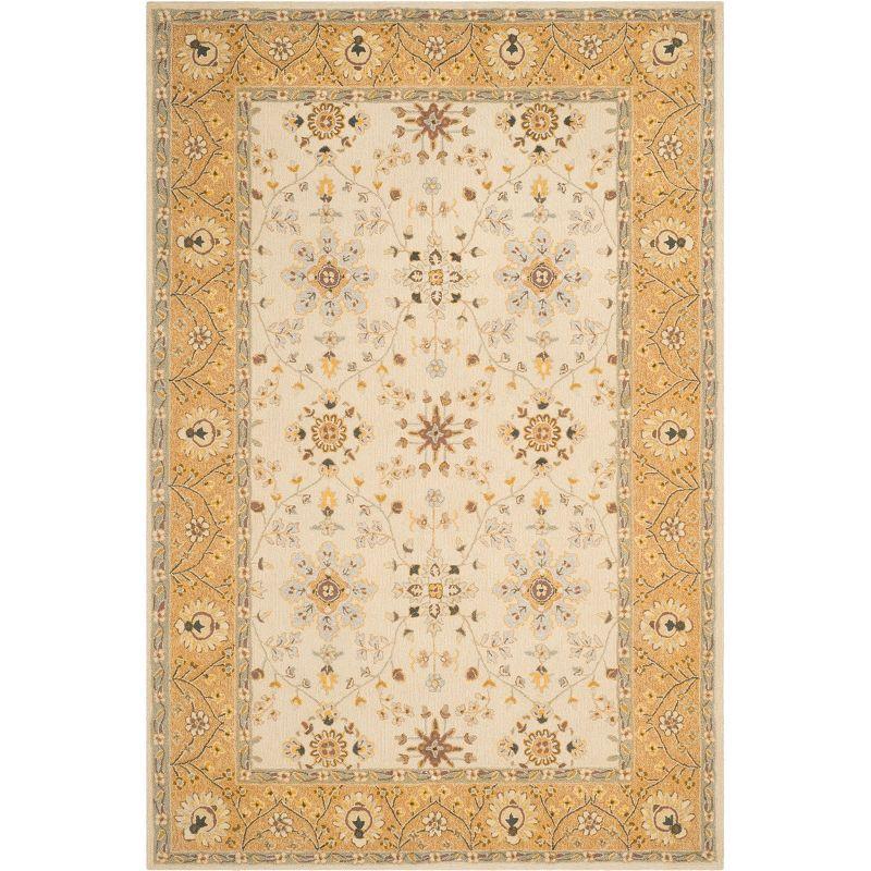 Easy Care EZC751 Hand Hooked Area Rug - Ivory/Beige - 6'x9' - Safavieh.