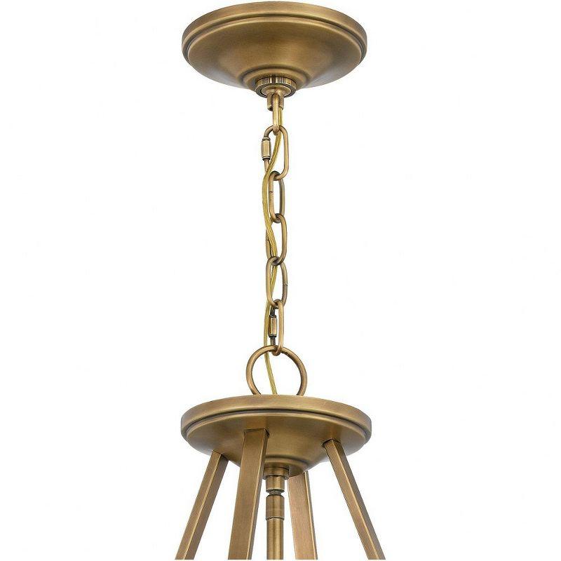 Quoizel Lighting Barlow 4 - Light Pendant in  Weathered Brass