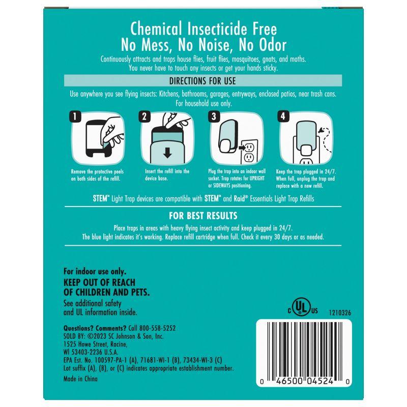 STEM Flying Insect Light Fly Trap Starter Kit - 1 Unit + 1 Refill