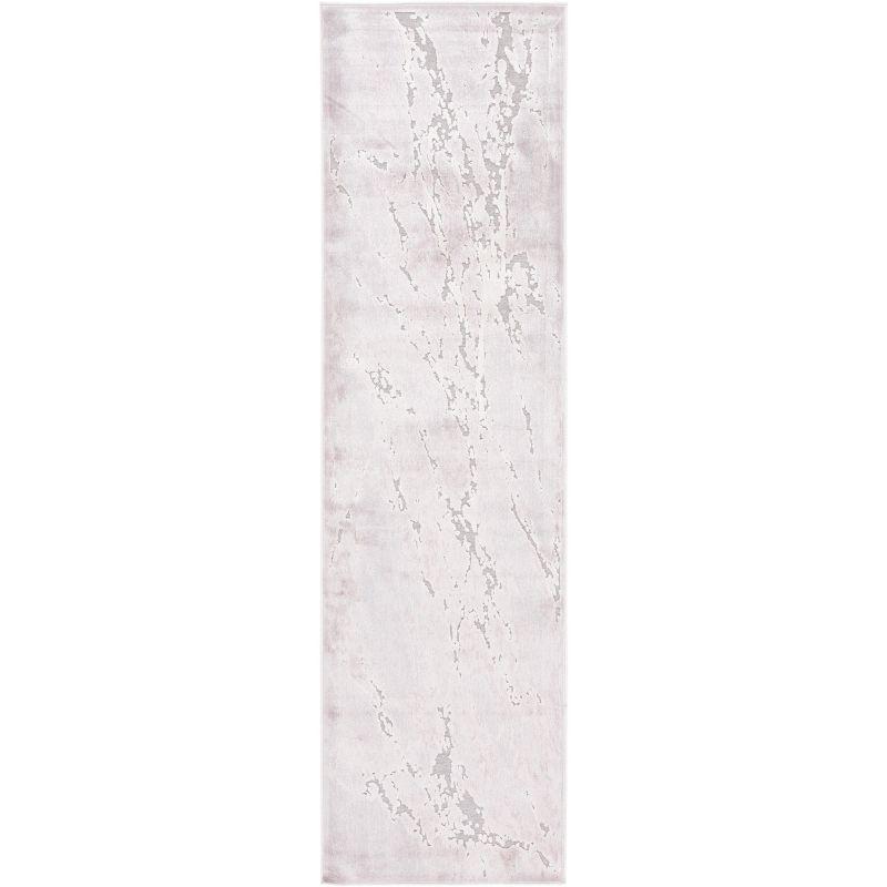 Paradise PAR884 Power Loomed Runner Rug - Light Grey/Blush Pink - 2'2"x8' - Safavieh.