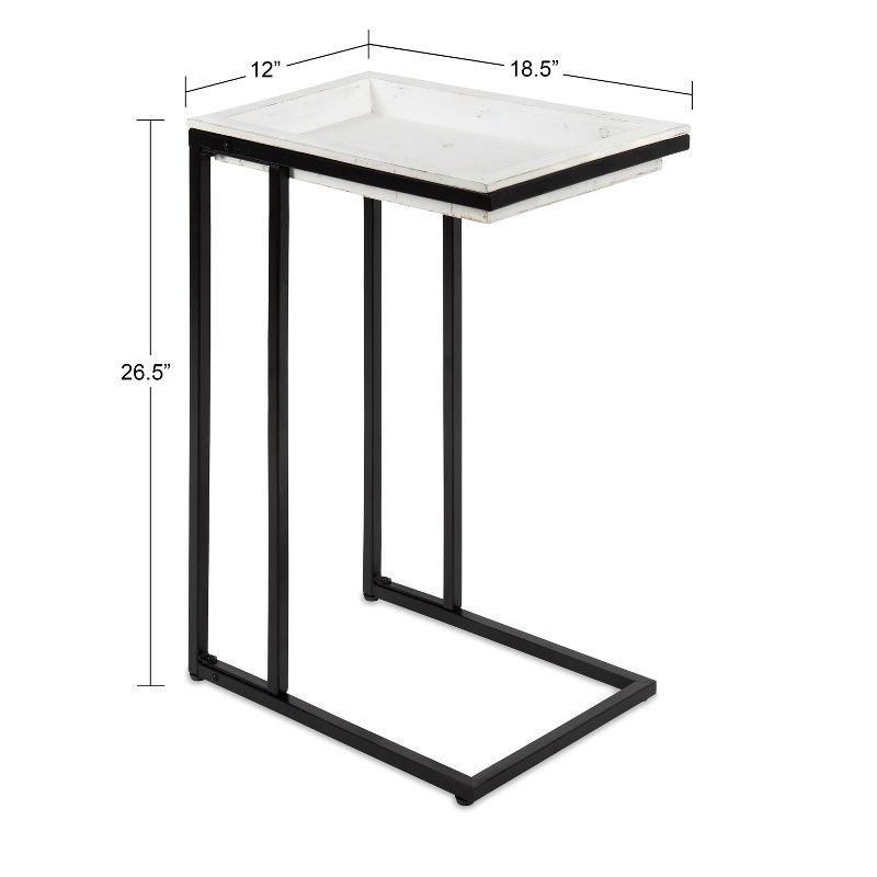 Kate and Laurel Lockridge Wood and Metal C-Table