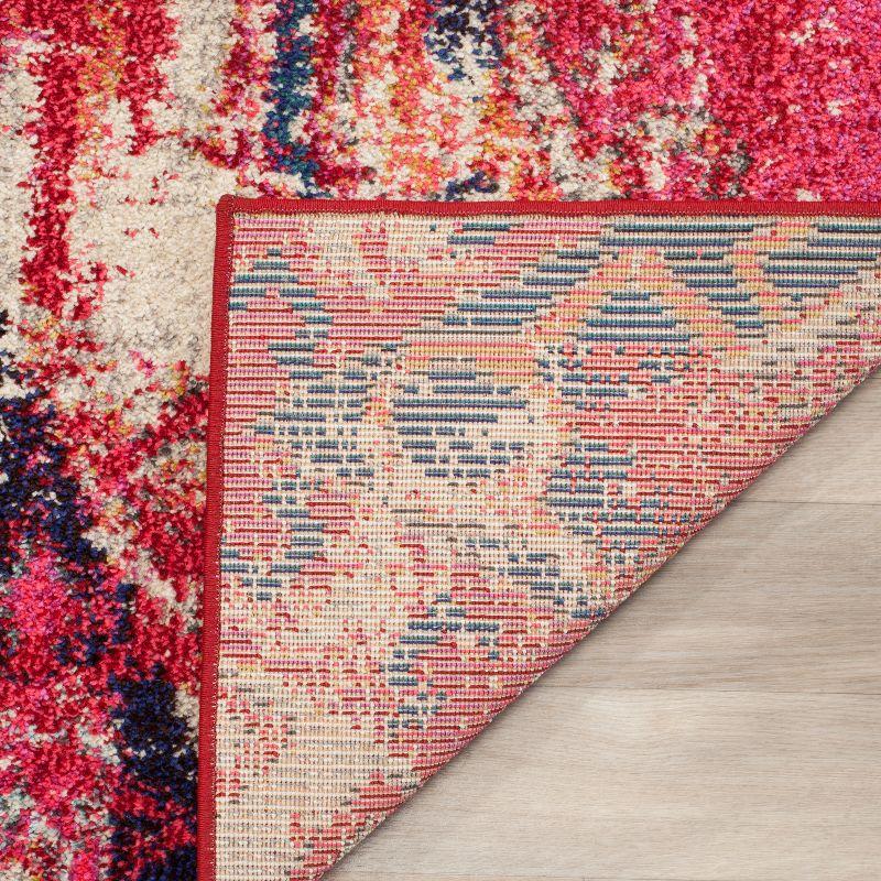 Monaco MNC222 Power Loomed Indoor Area Rug - Magenta/Multi - 8'x11' - Safavieh