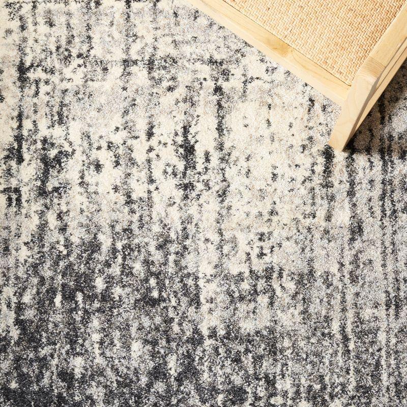 Retro RET2770 Power Loomed Accent Rug - Black/Light Grey - 2'x3' - Safavieh.