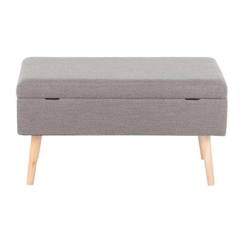 Mercury Row® Beyers Fabric Upholstered Storage Bench