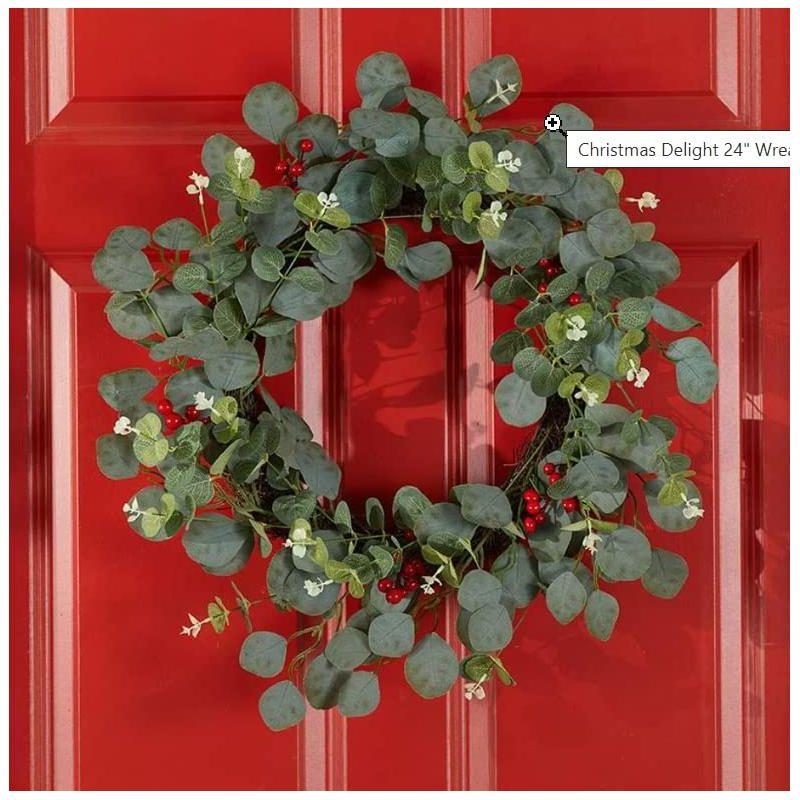 The Lakeside Collection Christmas Delight 24" Wreath