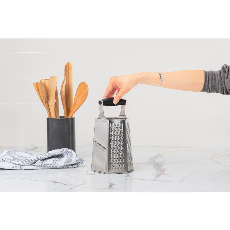 Cuisipro 6 Sided Boxed Grater With Bonus Ginger Grater